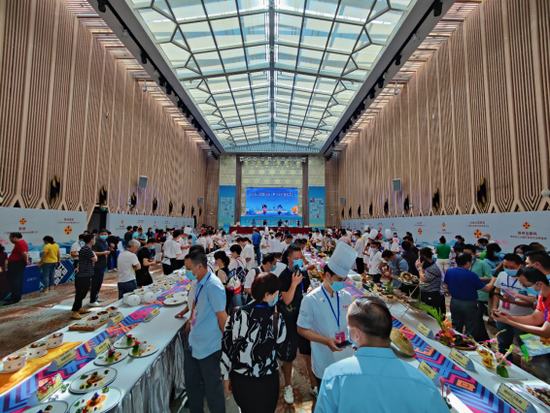 2021年广西餐饮业一店一品农餐对接活动现场